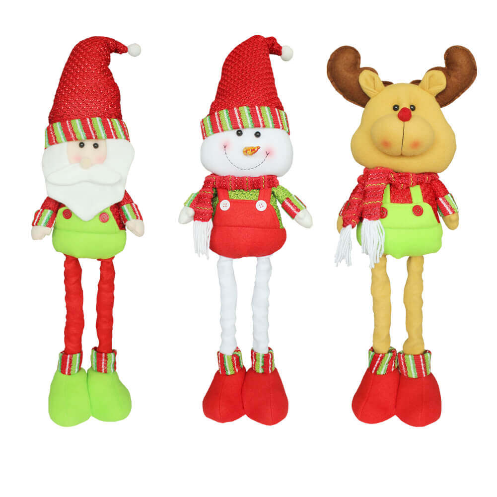 Flexible Standing 2 - Christmas Doll with a Small bag