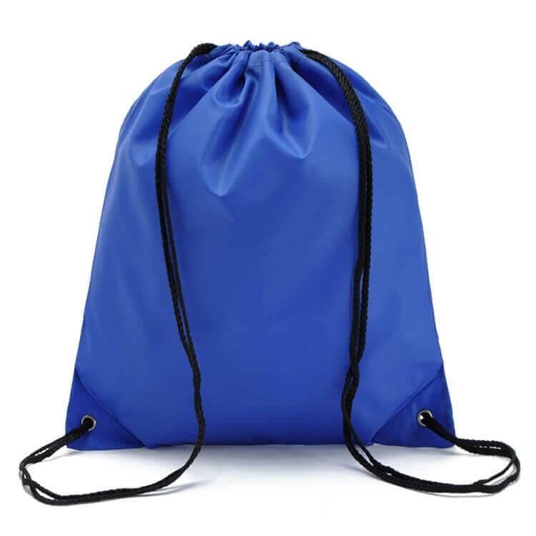 ebrain Drawstring Backpack Bag 22 - Two-Tone Custom Drawstring Backpack with Zipper