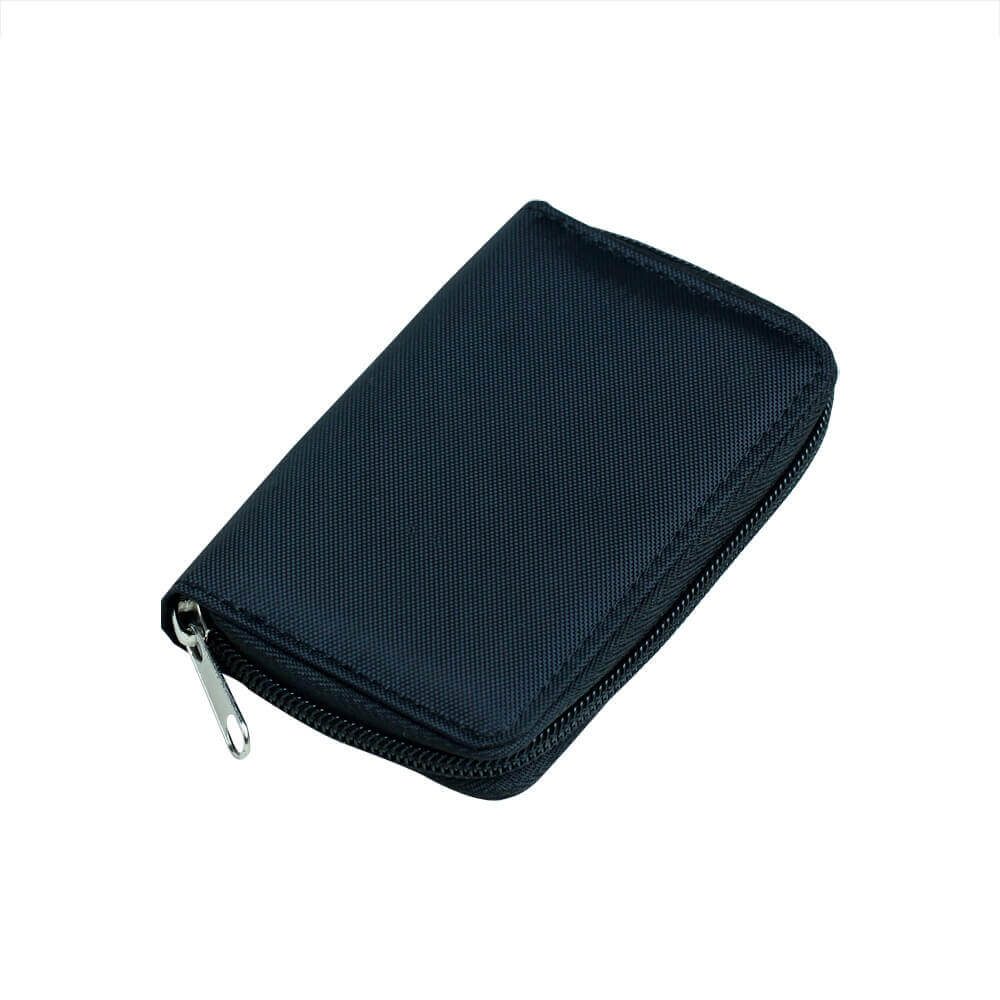 ebrain slim card wallet 18 - Weave PU Leather Pocket Slim Card Wallet