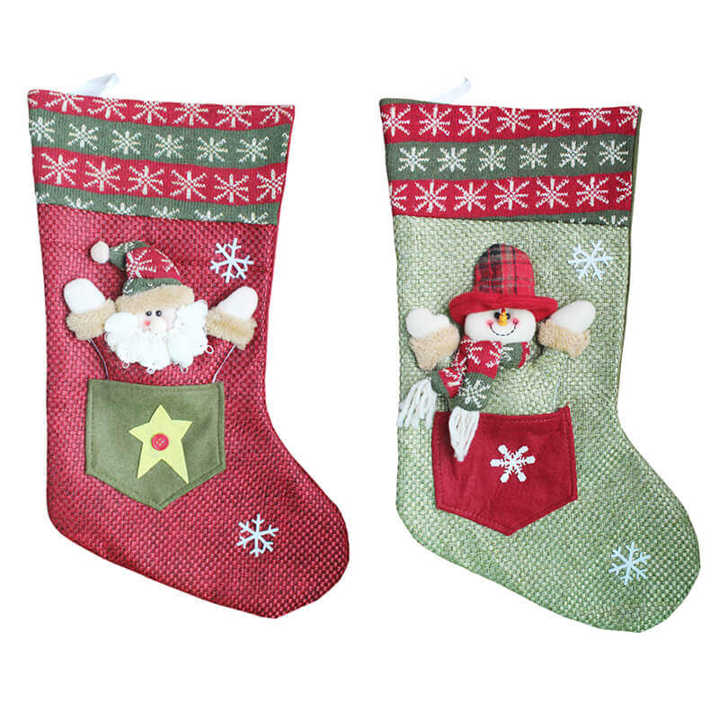 family stockings - Christmas Packing Material Candy Bag