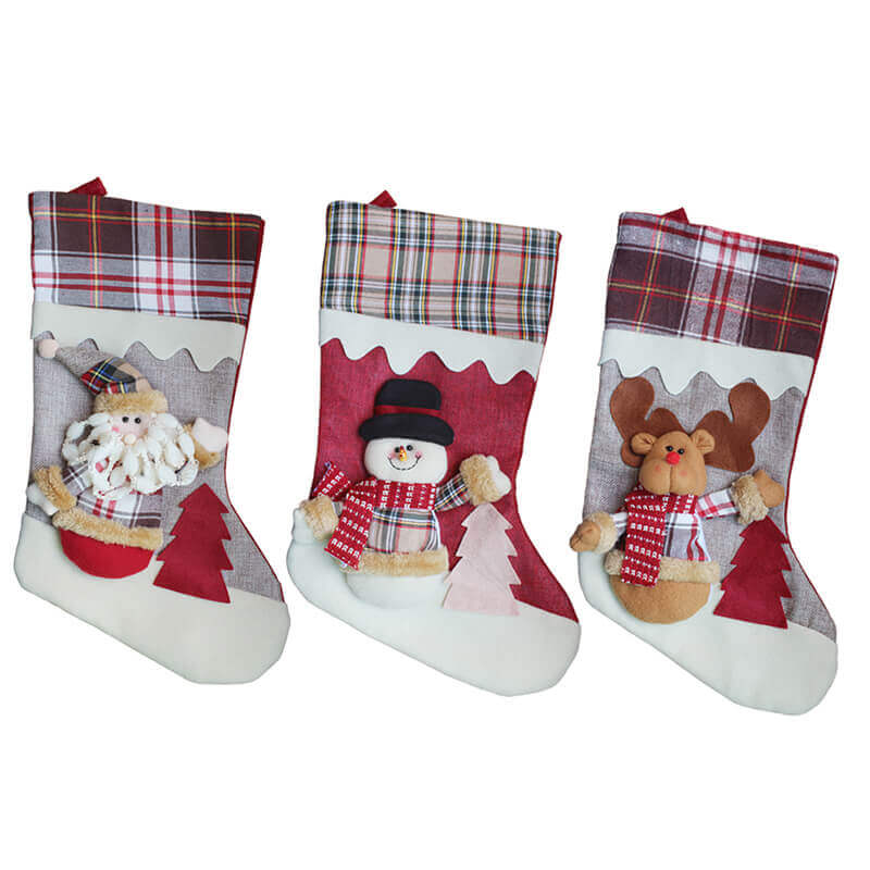 hanging christmas - Promotional Cute Wool Christmas Stockings