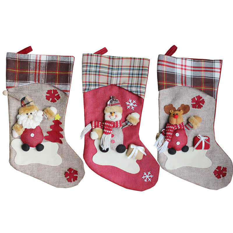 popular wholesale - Promotional Cute Wool Christmas Stockings