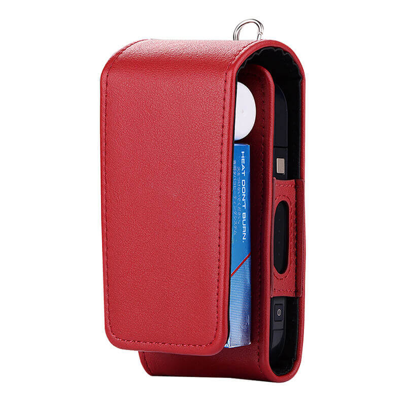 IQOS Holder Bag 4 - Upper Leather Zipper Pocket Slim Card Wallet