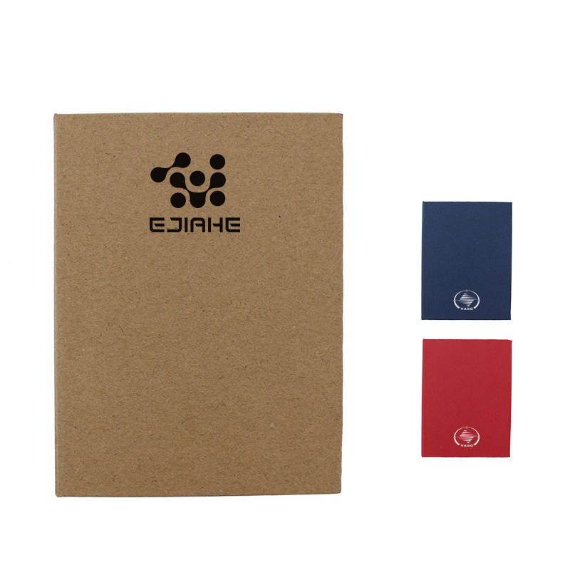 b 1605768057 - Custom make post pad sticky note ECO kraft cover notepad