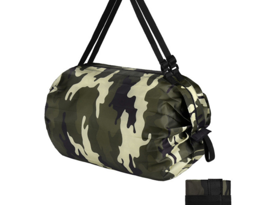 portable folding bag 12 495x400 - Eco friendly waterproof nylon Reusable foldable shopping bag portable gym travel bags