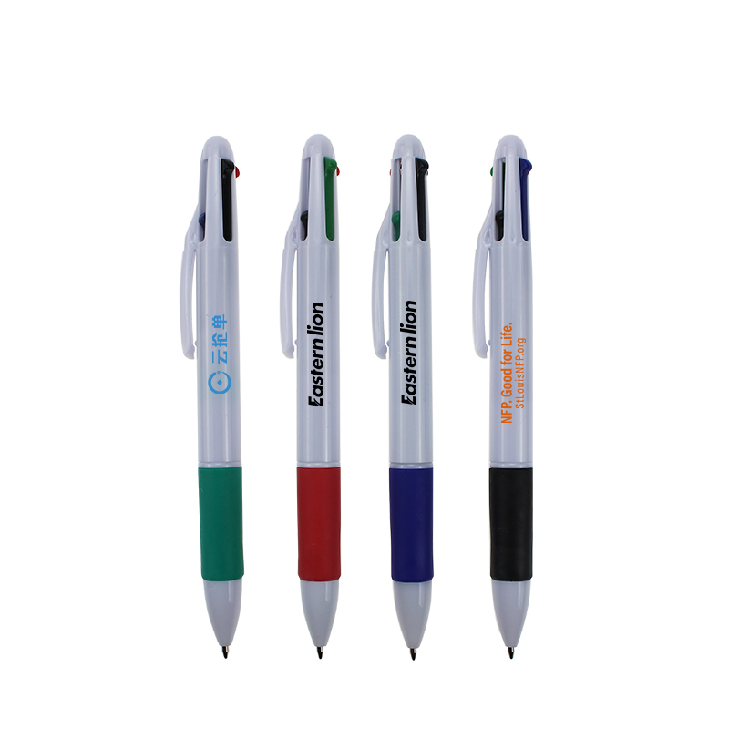 4 colors pen 6 - Promotional plastic novelty cute flower marker hightlight pen custom logo