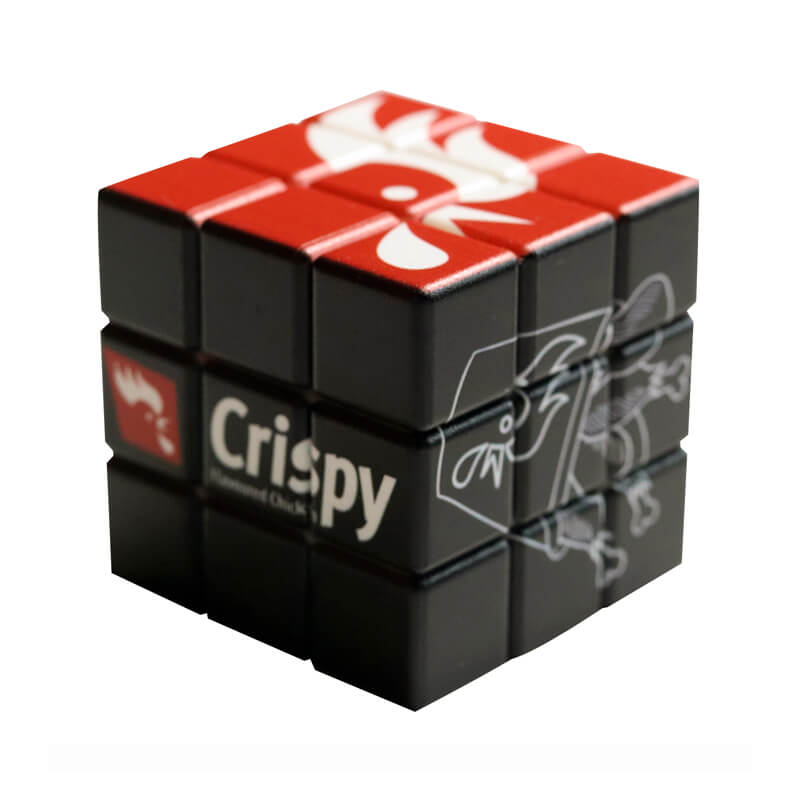 Customized Rubiks Cube with pattern 01 - Customized Rubik's Cube
