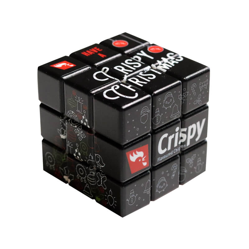 Customized Rubiks Cube with pattern 04 - Customized Rubik's Cube